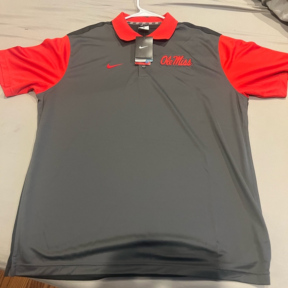 .Nike XL Ole Miss dri-fit polo shirt